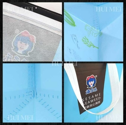 Τσάντες 60gsm Tote πολυπροπυλενίου Spunbonded συνήθειας μη υφαμένες σε 180gsm