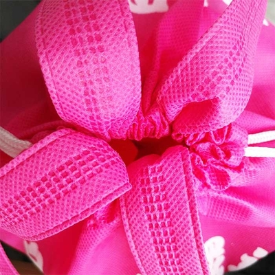 Λαβή τσαντών PP 115Gsm Drawstring μη υφαμένη ανθεκτική με την εκτύπωση μεταφοράς θερμότητας