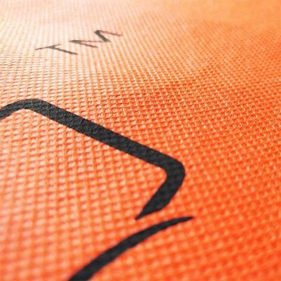 Τυπωμένη παντοπωλείο τσάντα 110Gsm Drawstring αναπνεύσιμη με το μαλακό συναίσθημα