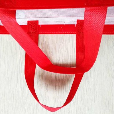 Οι αναπνεύσιμες τσάντες αγορών Tote προωθητικές μη υφαμένες συρρικνώνονται ανθεκτικό