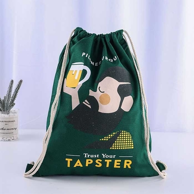 Επαναχρησιμοποιήσιμη υφαμένη τσάντα 100Gsm Drawstring πολυπροπυλενίου παντοπωλείων μη αναπνεύσιμη