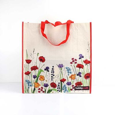 Το φιλικό 165Gsm ράψιμο Eco που ψωνίζει τοποθετεί τις πλήρεις τσάντες Tote χρώματος σε σάκκο τυπωμένες συνήθεια μη υφαμένες