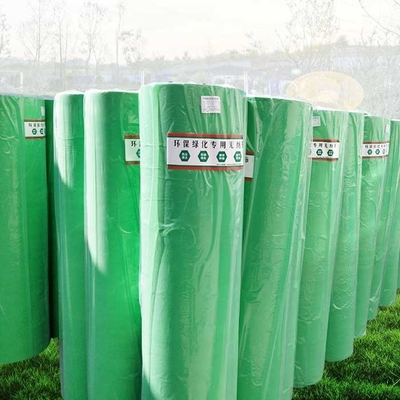 200gsm υφαμένο ύφασμα 320cm γεωργίας μη πράσινο για τις εγκαταστάσεις πάρκων